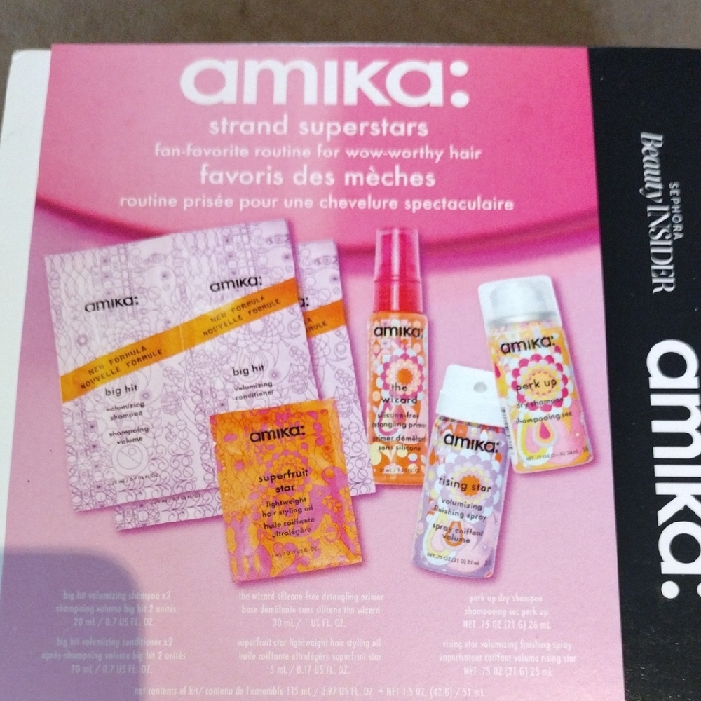 Amika Travel Set Strand Superstars Hair Care Collection